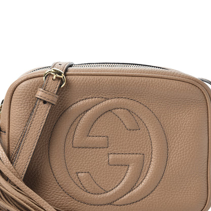 Gucci Pebbled Calfskin Small Soho Disco Bag Camelia 9 of 9