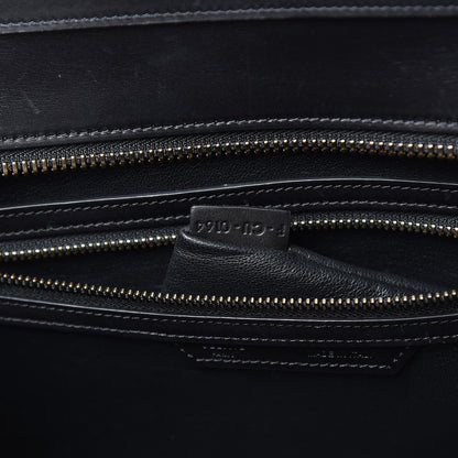 Celine Satin Calfskin Mini Tri-Color Luggage Dark Grey 7 of 19