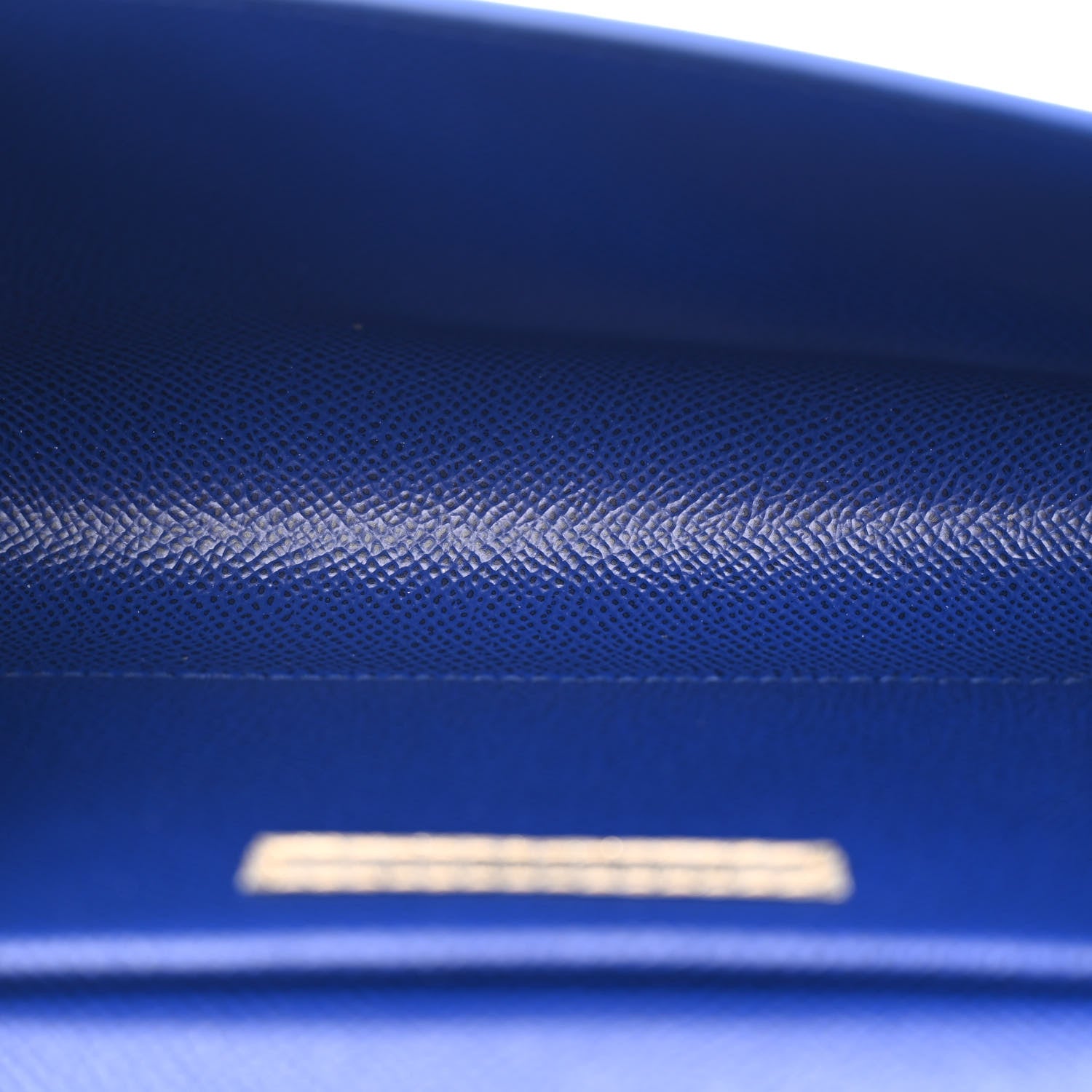 Dolce & Gabbana Dauphine Crystal Wallet On Chain Blue 5 of 9