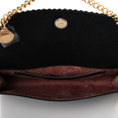 Stella McCartney Shaggy Deer Mini Falabella Crossbody Bag Black 4 of 10