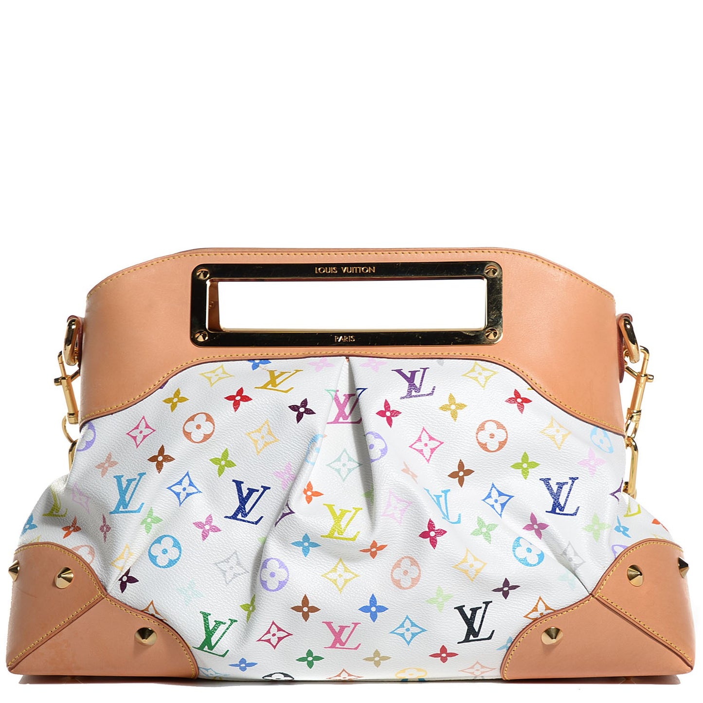 Monogram Multicolor Judy GM White