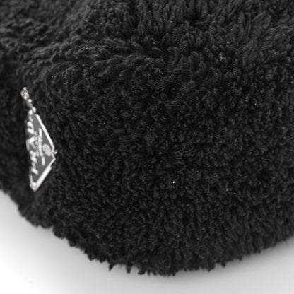 Prada Terry Cloth Mini Re-Edition 2000 Bag Black White 7 of 10
