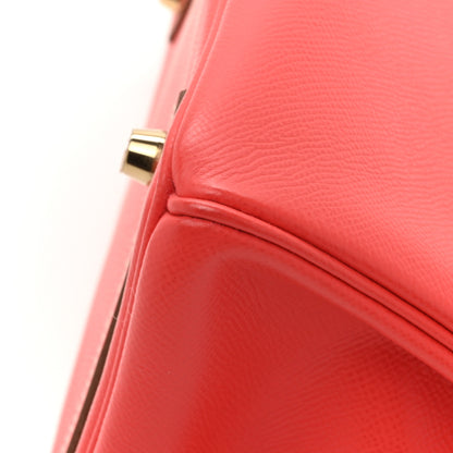 Hermes Epsom Candy Birkin 30 Rose Jaipur Gold 12 of 12