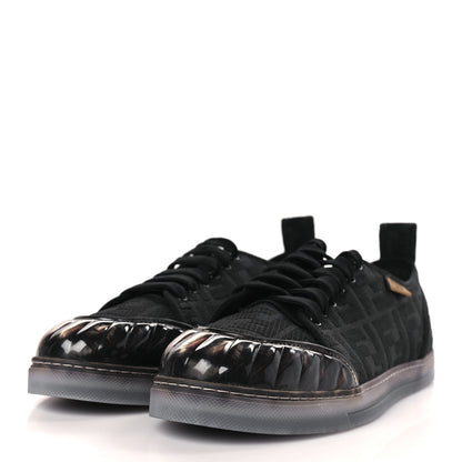 Fendi Corda FF Promenade Low Top Sneakers 41 Black 3 of 9