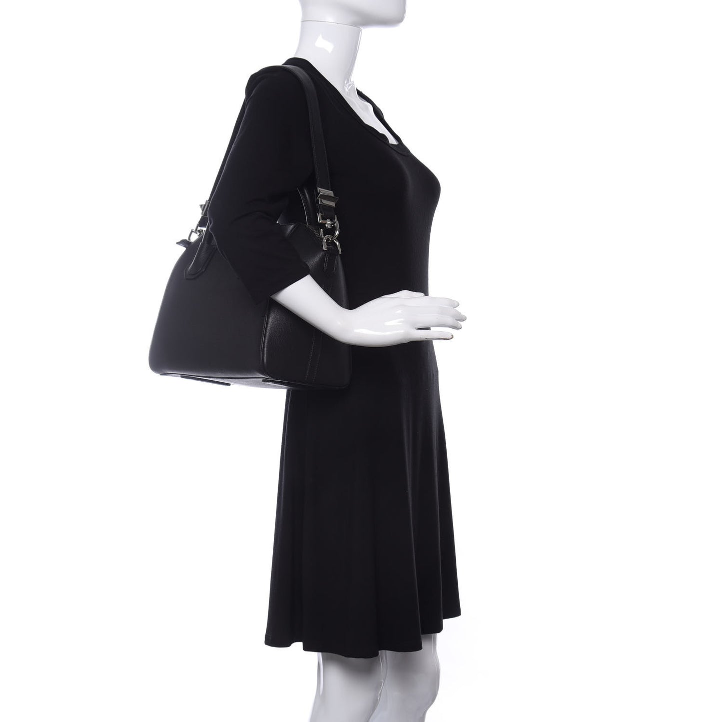 Sugar Goatskin Small Antigona Black