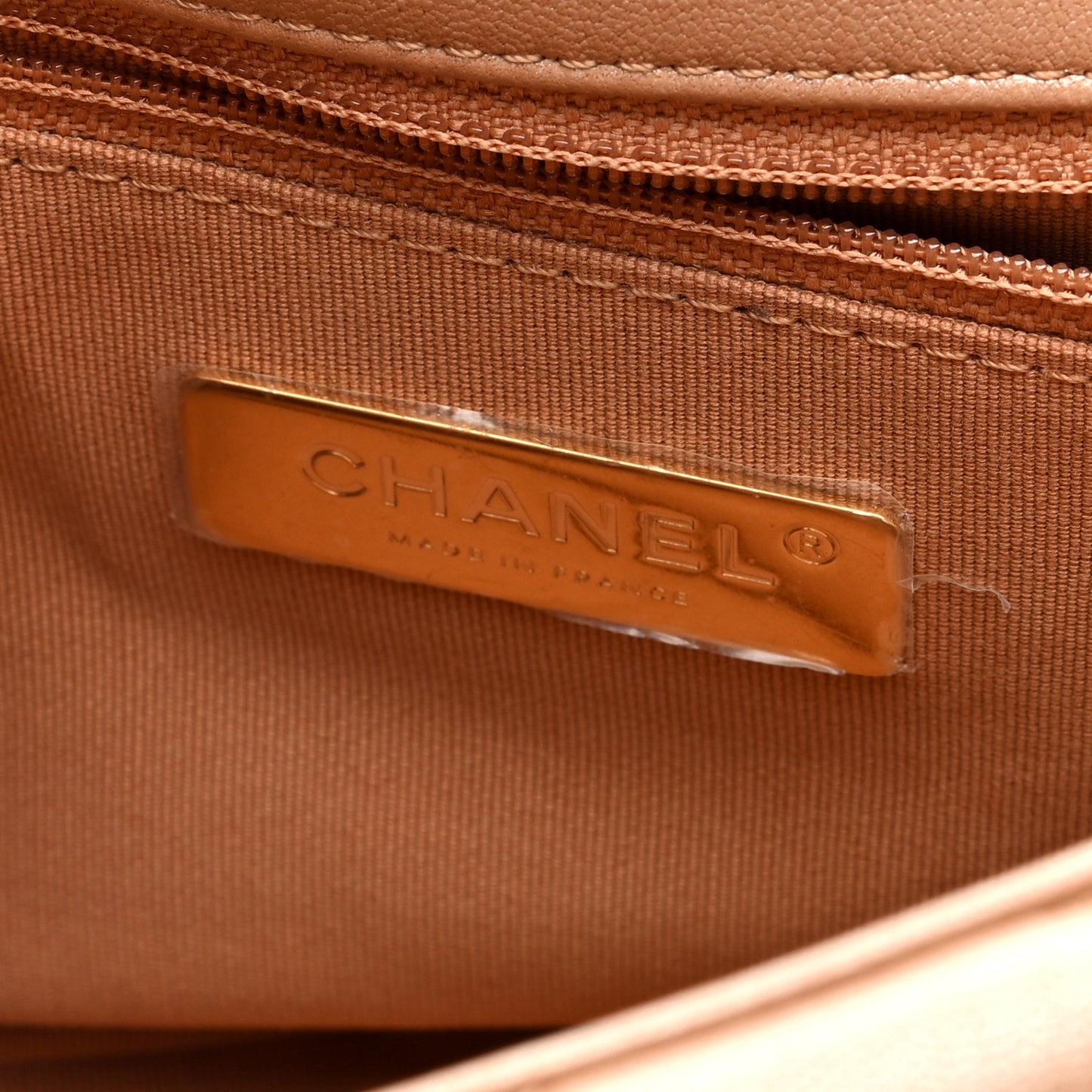 Iridescent Lambskin Quilted Medium Chanel 19 Flap Brown