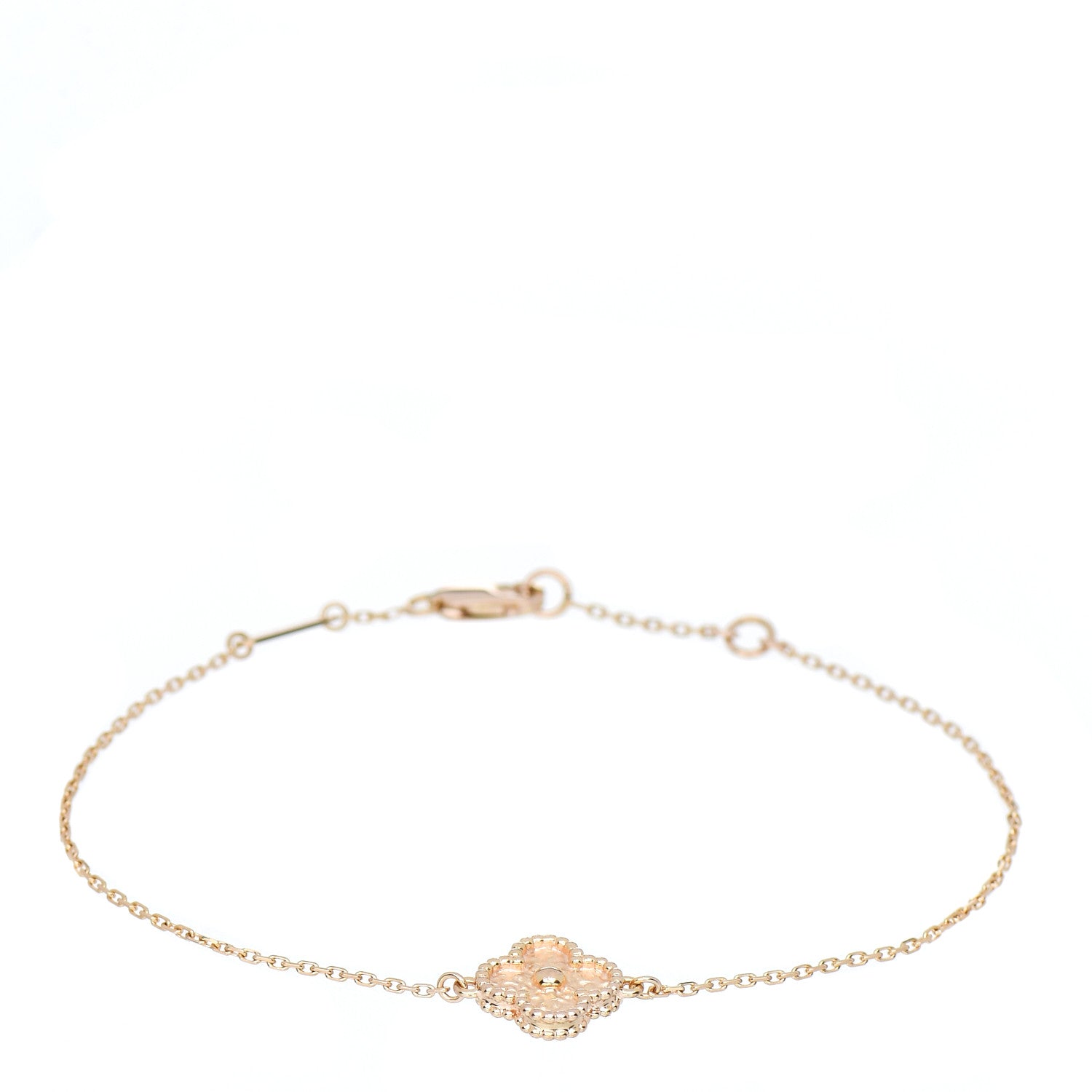 Van Cleef & Arpels 18K Rose Gold Sweet Alhambra Bracelet 1 of 3