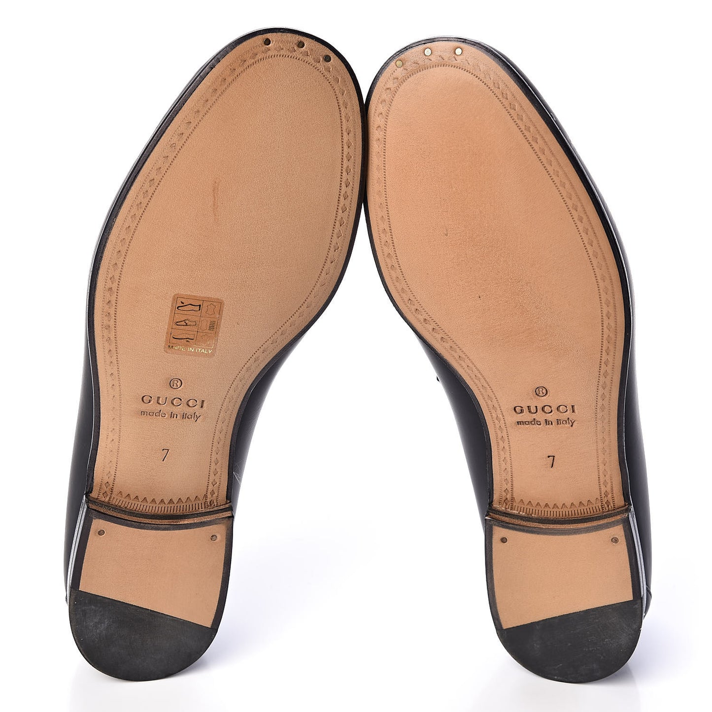 Calfskin Mens 1953 Horsebit Loafers 7 Black