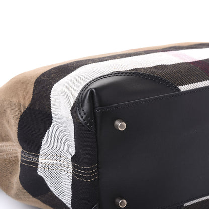 Burberry Canvas Mega Check Medium Maidstone Black 7 of 12