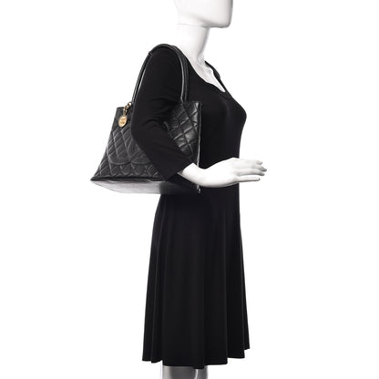 Chanel Caviar Quilted Medallion Tote Black 2 of 20