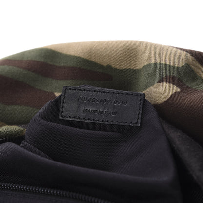 Saint Laurent Canvas Giant City Sweet Dreams Shark Backpack Camo 8 of 11