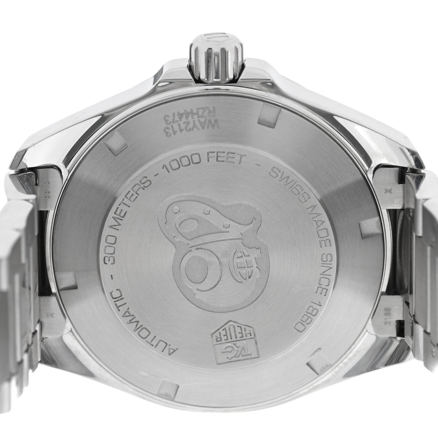 Stainless Steel 41mm Aquaracer 300M Automatic Watch Grey WAY2113