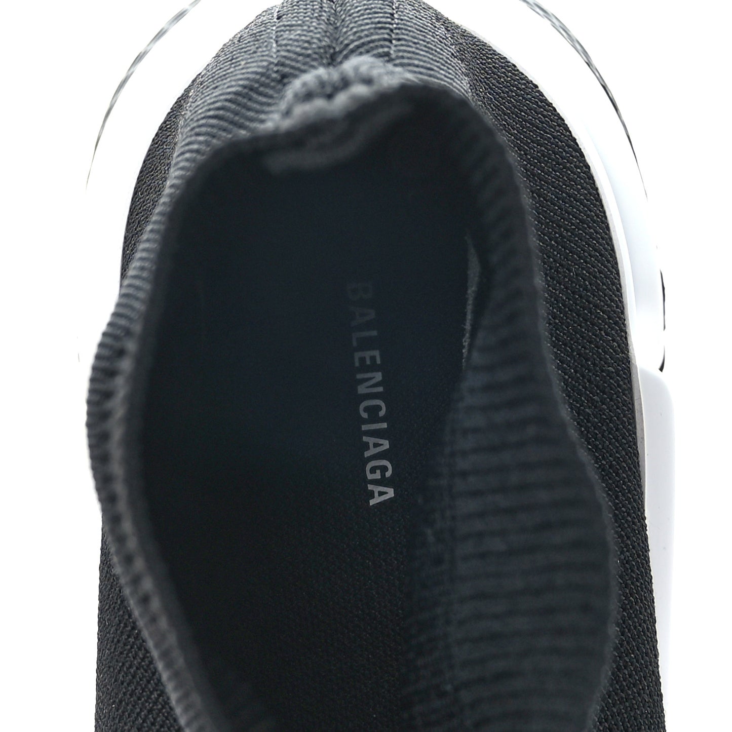 Neoprene Knit Mens Speed Sneakers 12 Black White