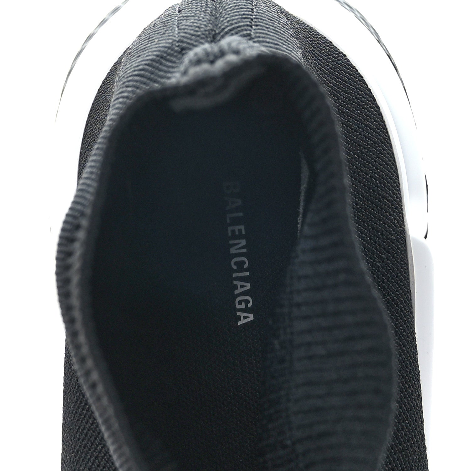 Balenciaga Neoprene Knit Mens Speed Sneakers 12 Black White 7 of 7