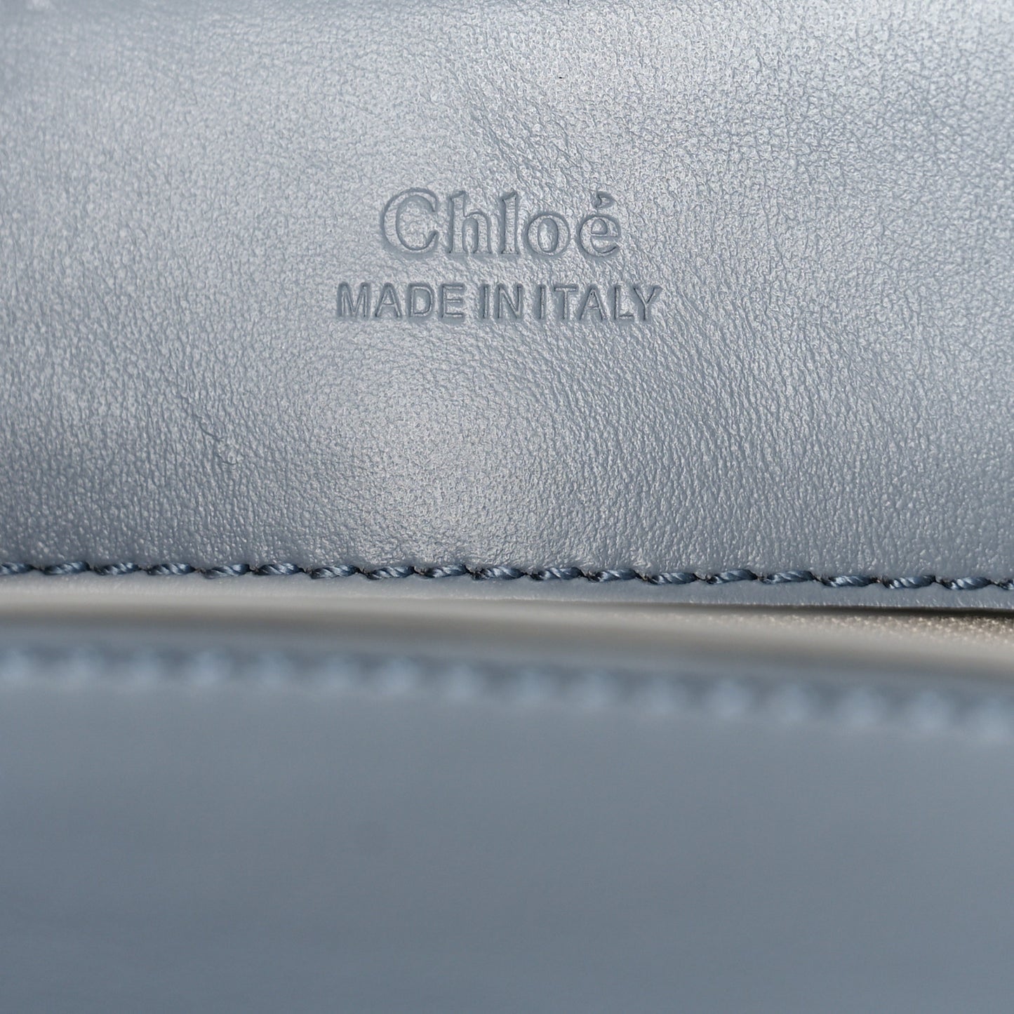 Calfskin Mini Tess Day Bag Storm Blue