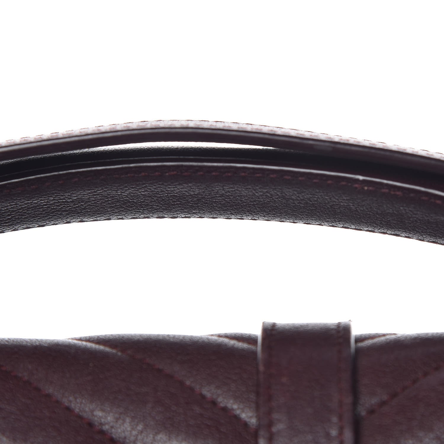 Saint Laurent Sheepskin Matelasse Chevron Monogram Medium College Bag Amaranto 16 of 25