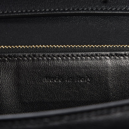 Celine Goatskin Medium Classic Box Flap Bag Black 6 of 8