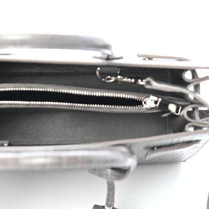 Saint Laurent Calfskin Crocodile Embossed Baby Sac De Jour Fog 5 of 10
