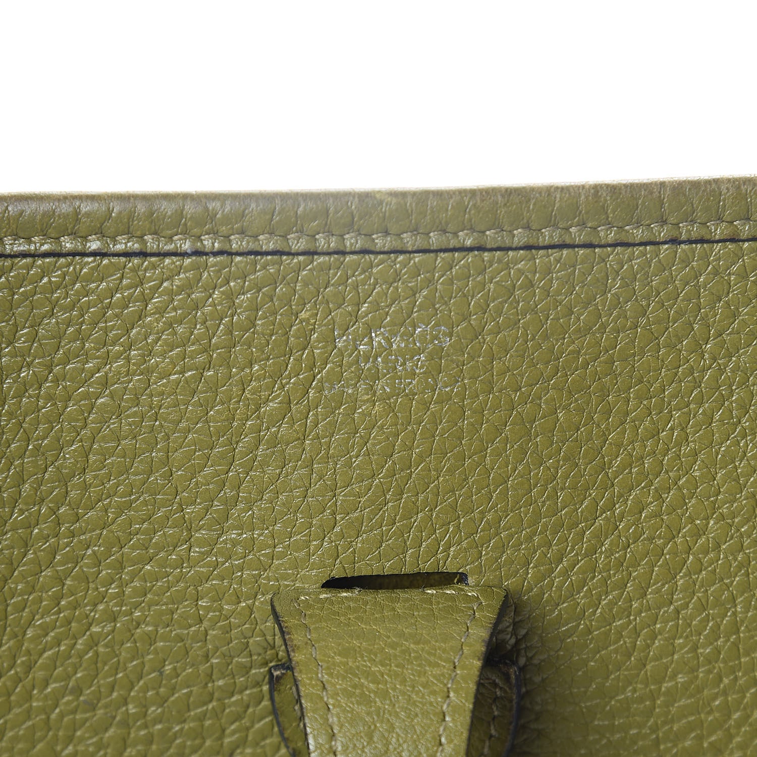 Hermes Taurillon Clemence Evelyne II PM Vert Chartreuse 6 of 9