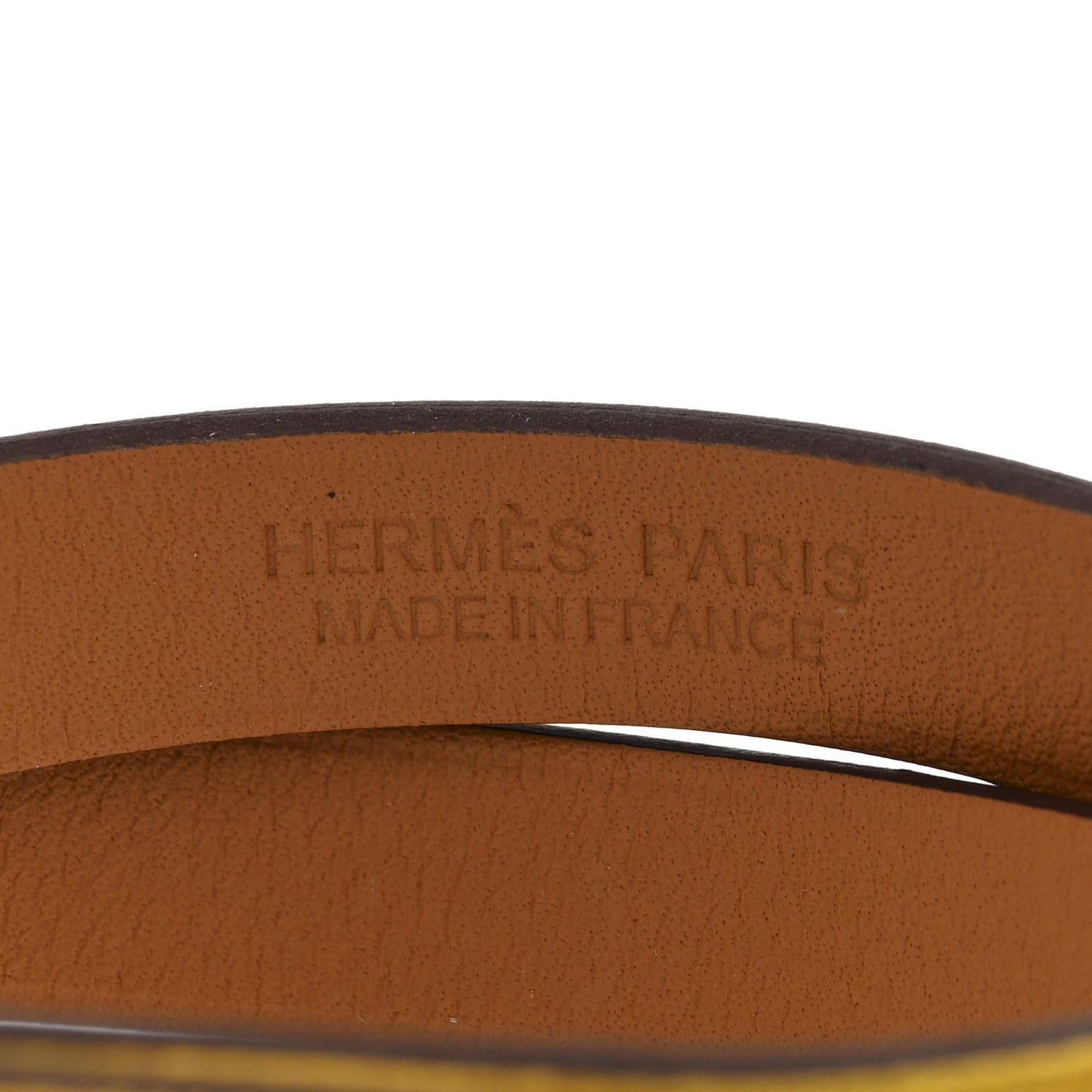 Chevre Chamkila Mini Kelly Double Tour Bracelet T2 Jaune Citron