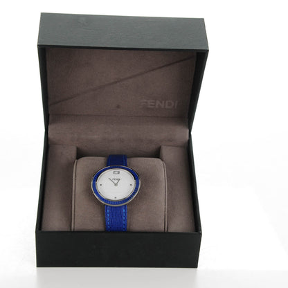Fendi Stainless Steel Calfskin 36mm My Way Quartz Watch Blue 2 of 10
