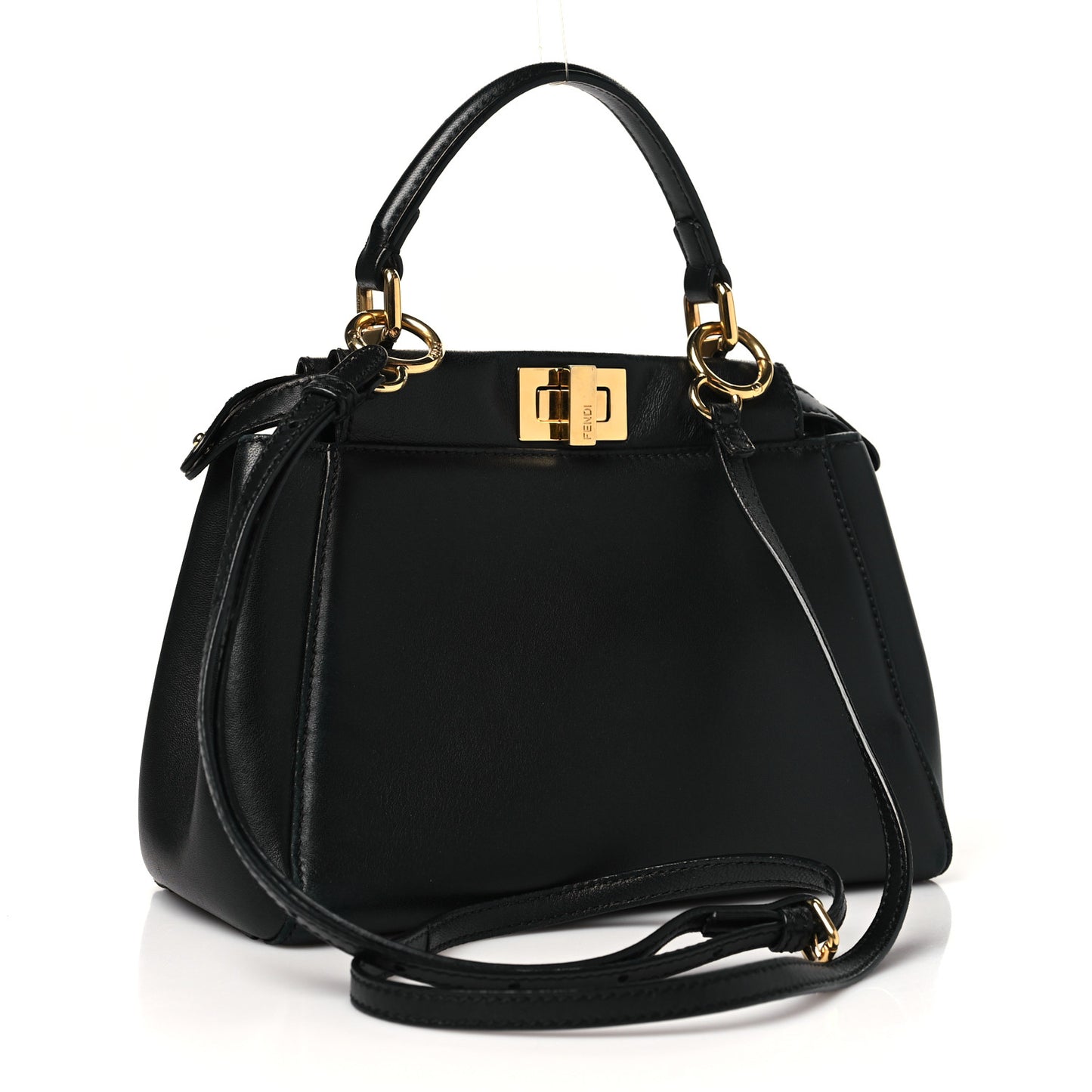 Nappa Mini Peekaboo Iconic Satchel Black