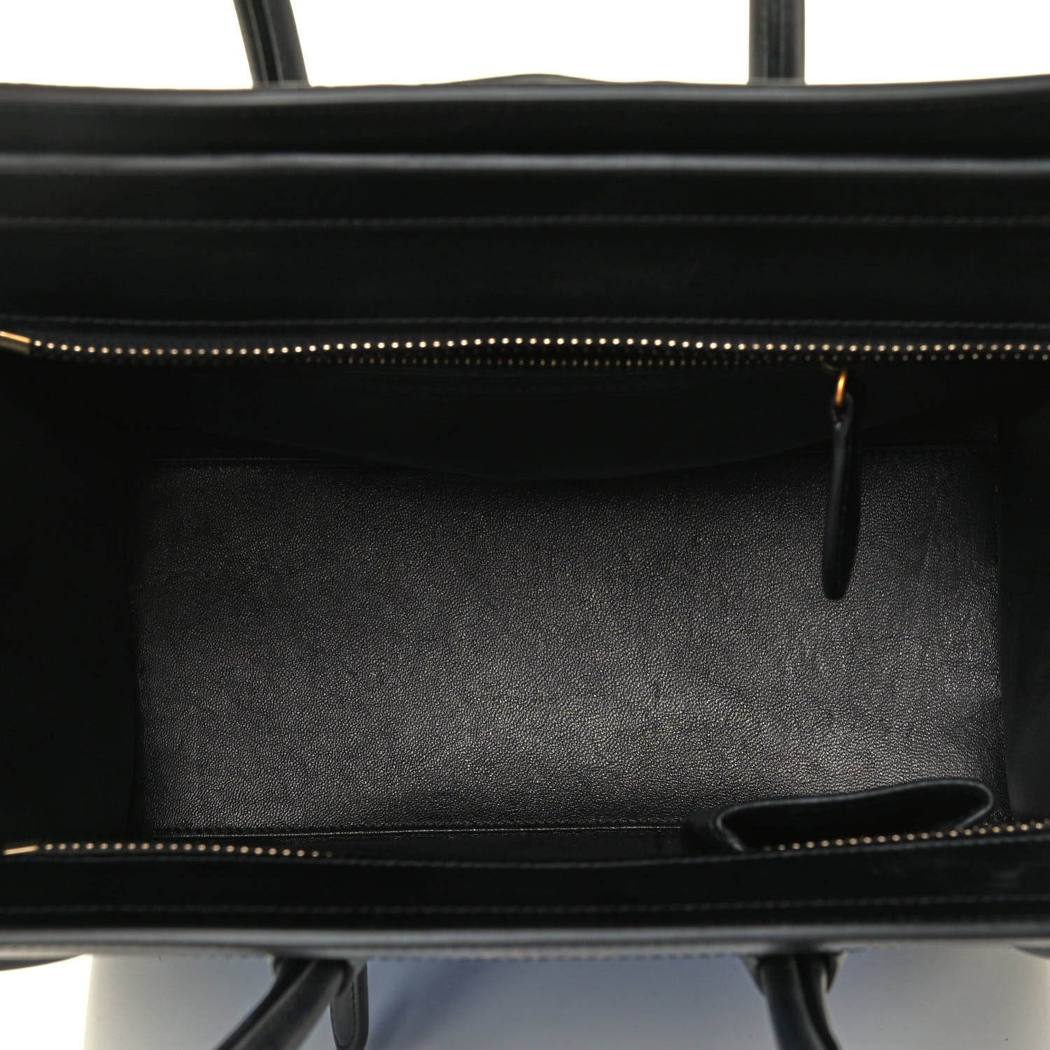 Celine Baby Grained Calfskin Nubuck Micro Tri-Color Luggage Porcelain 4 of 5