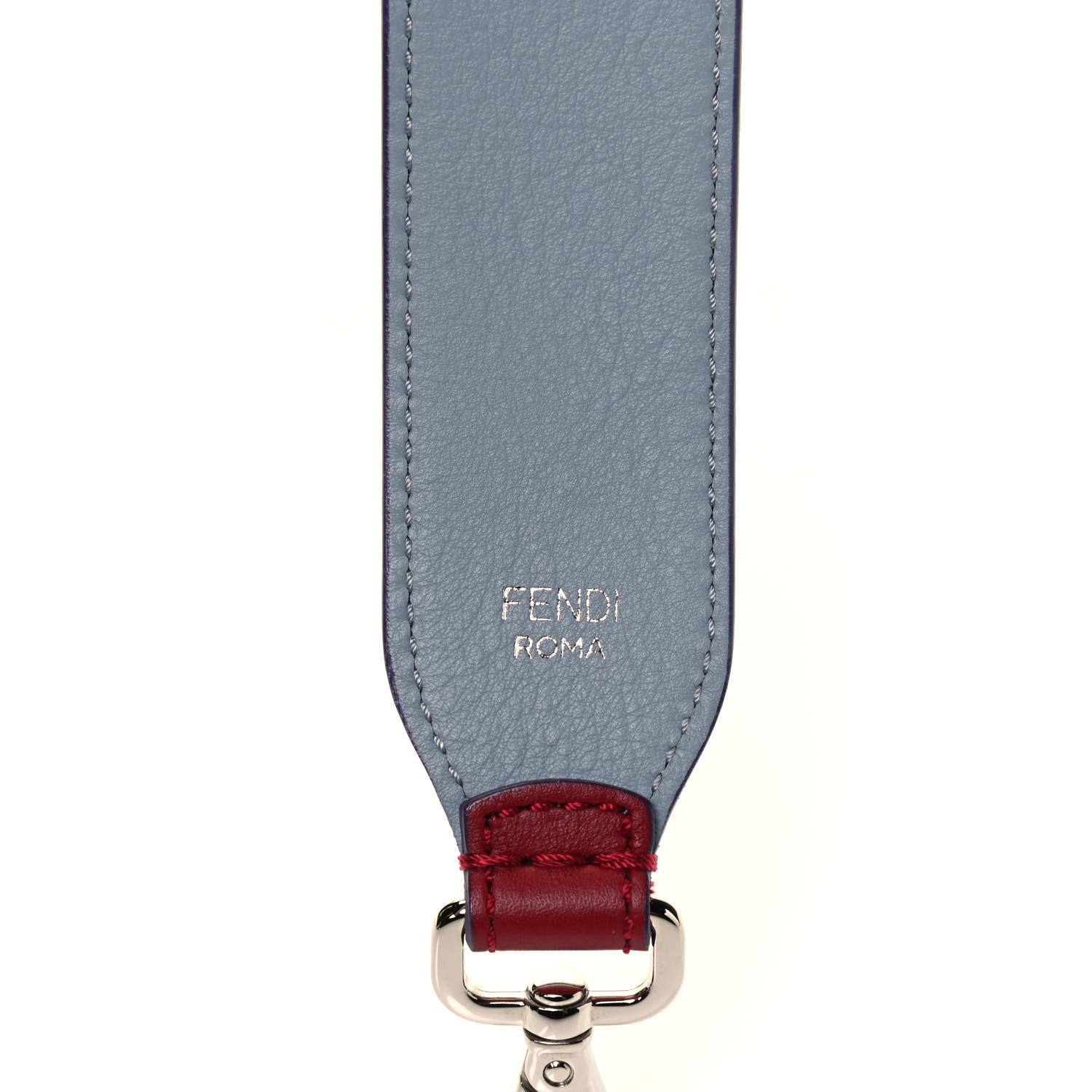Fendi Calfskin Strap You Red Light Blue 3 of 3