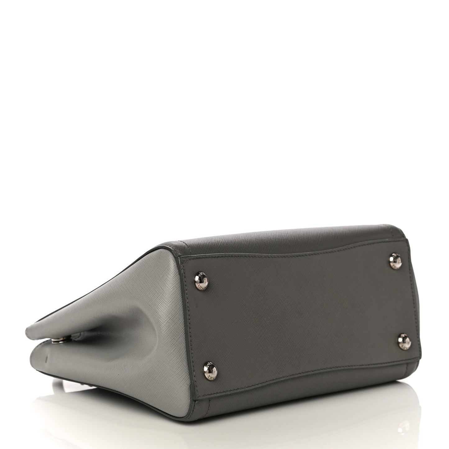 Saffiano Lux Bi-Color Tote Marmo Nube