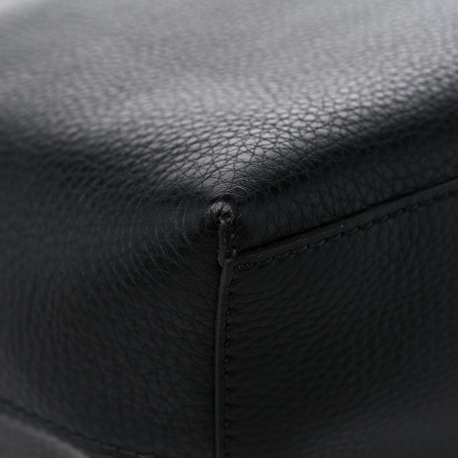 Valentino Garavani Grained Calfskin Rockstud Shoulder Tote Black 7 of 10