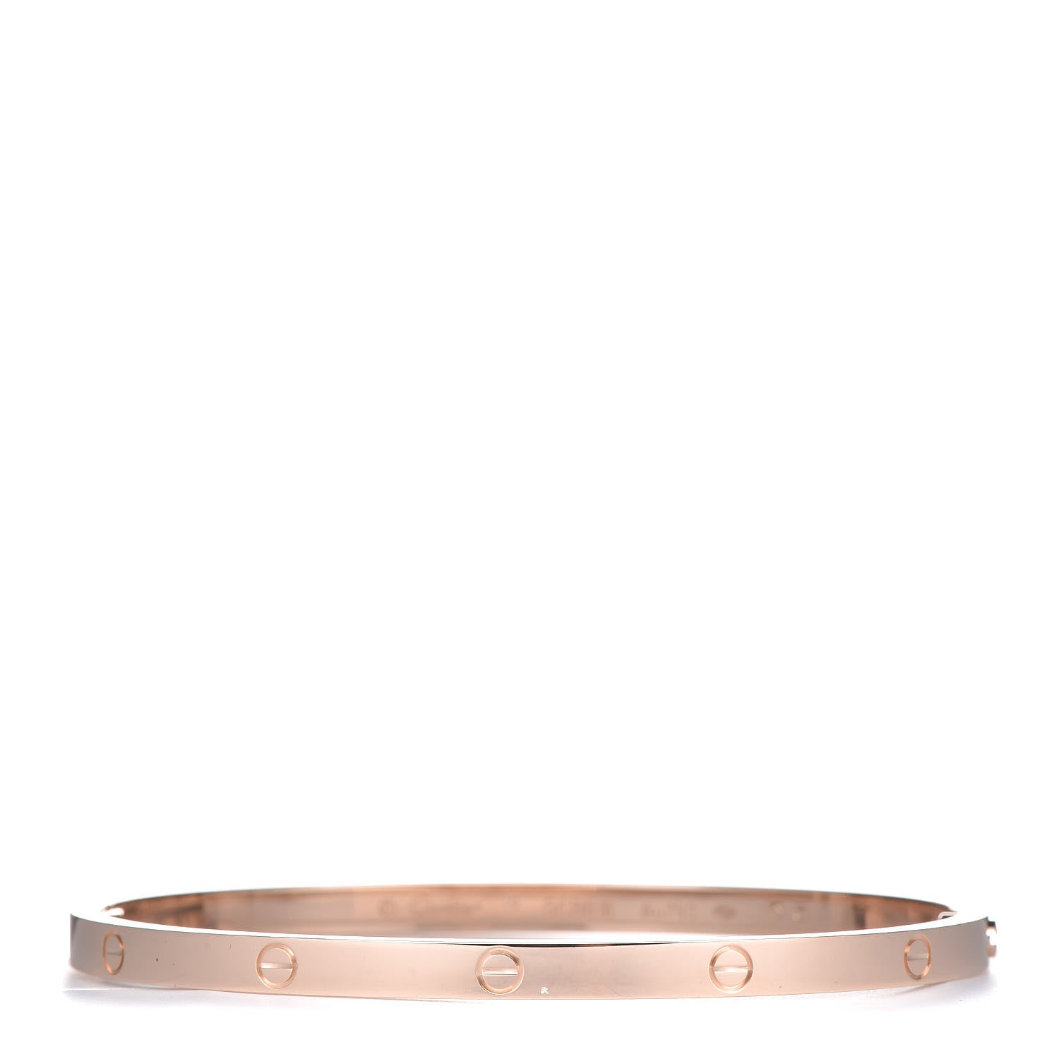 Cartier 18K Pink Gold Small LOVE Bracelet 17 1 of 6