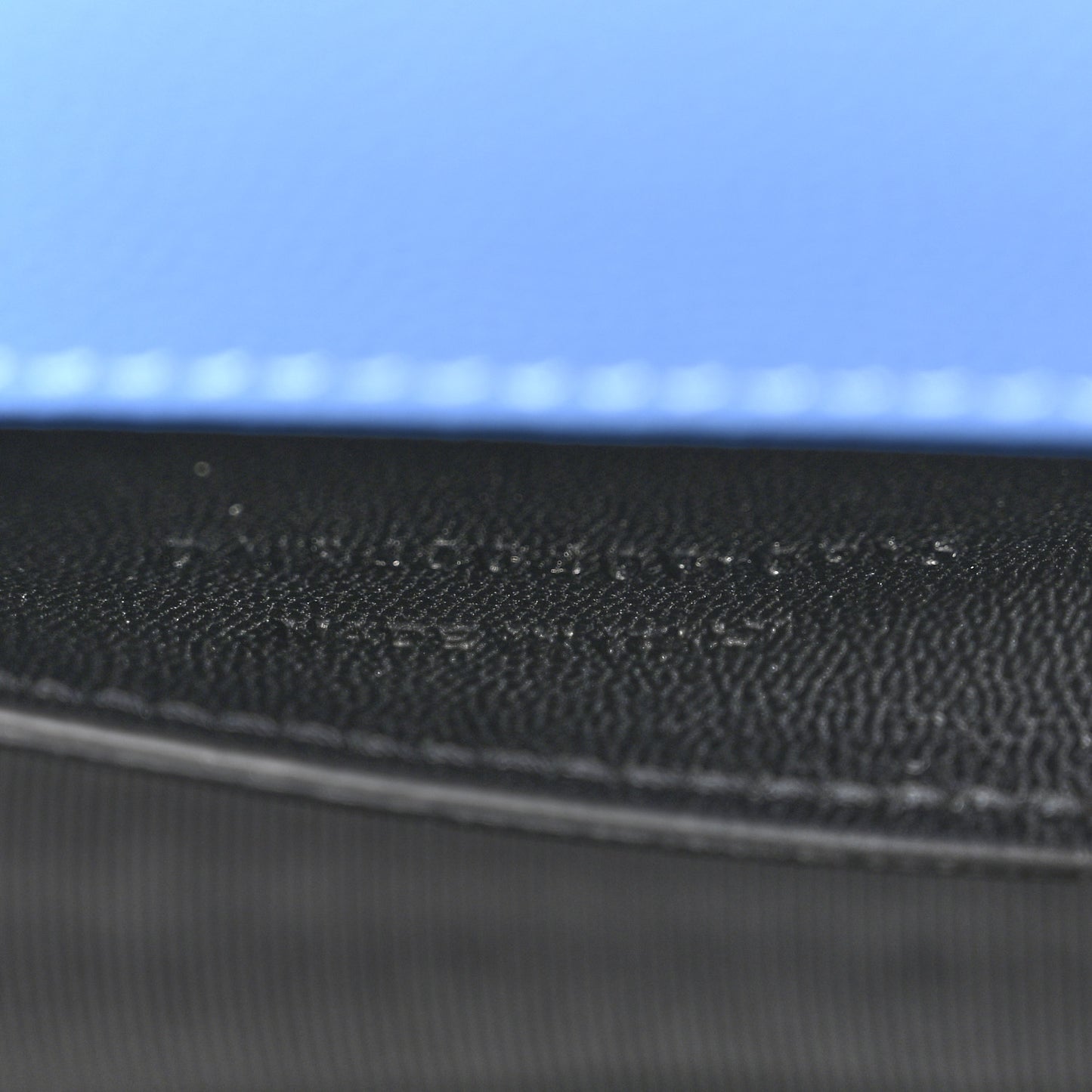 Grain De Poudre Classic Kate Monogram Clutch Blue Clair