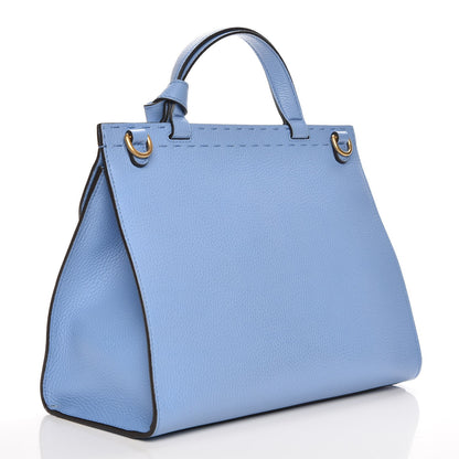 Gucci Calfskin Small GG Marmont Top Handle Bag Clear Sky Blue 4 of 8