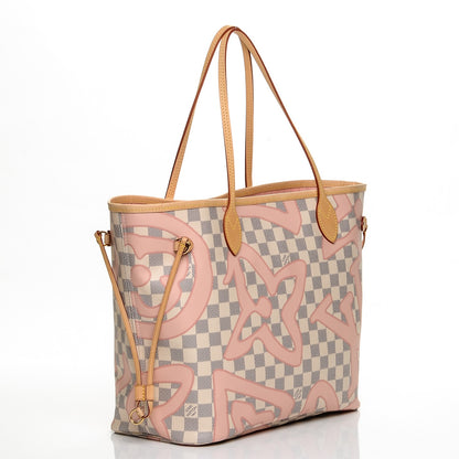 Louis Vuitton Damier Azur Tahitienne Neverfull MM 3 of 7