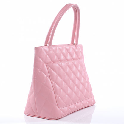 Chanel Caviar Medallion Tote Pink 3 of 8