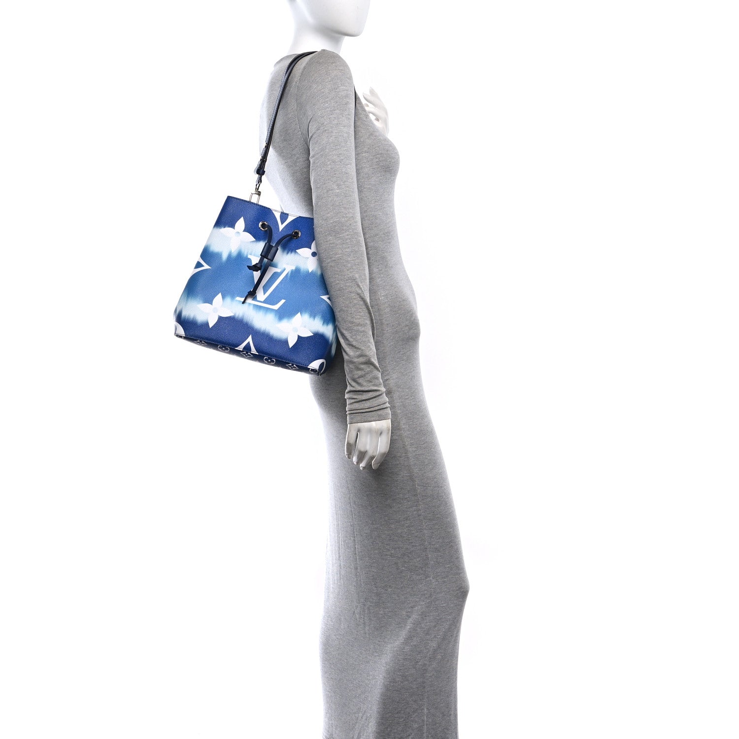 Louis Vuitton Monogram Escale Neonoe MM Blue Blue 2 of 10