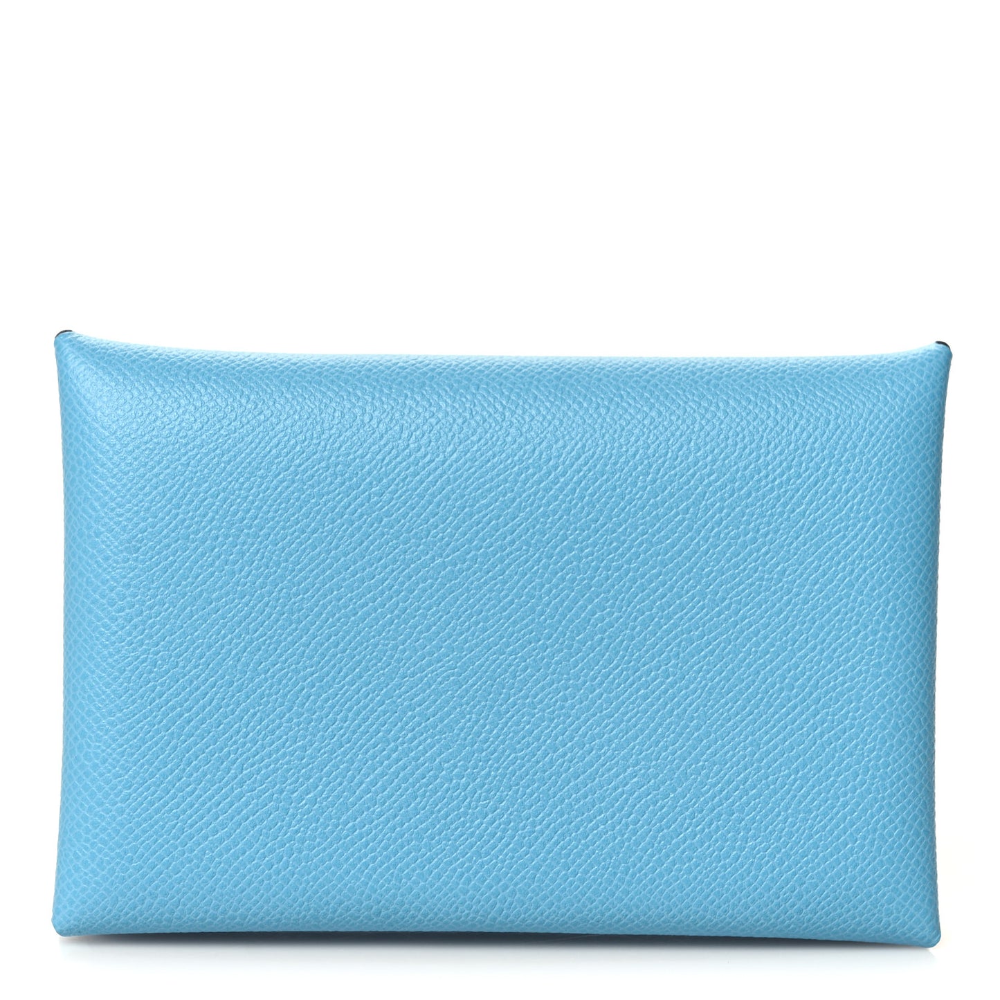 Madame Calfskin Calvi Card Case Blue Du Nord