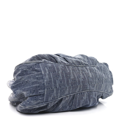 Fendi Denim Zucca Mia Tote Blue 4 of 11