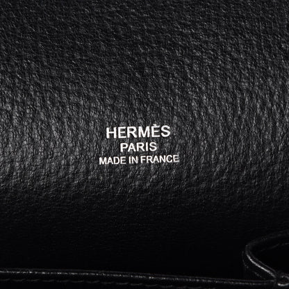 Hermes Taurillon Clemence Jypsiere 28 Black 6 of 9