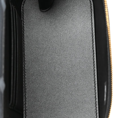 Chanel Calfskin Crocodile Embossed Exoticoco Small Top Handle Vanity Case With Chain Black 5 of 11