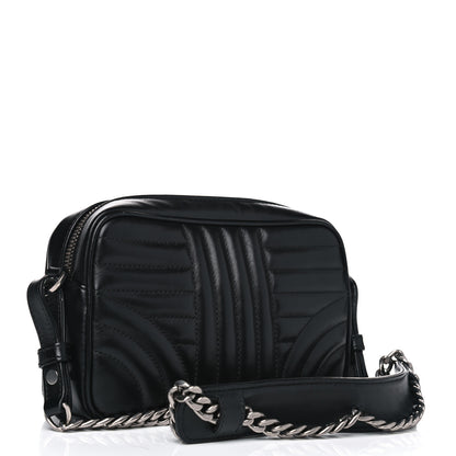 Prada Soft Calfskin Diagramme Crossbody Bag Black 2 of 9