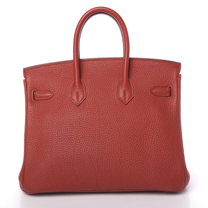 Hermes Togo Birkin 25 Rouge Garance 4 of 37