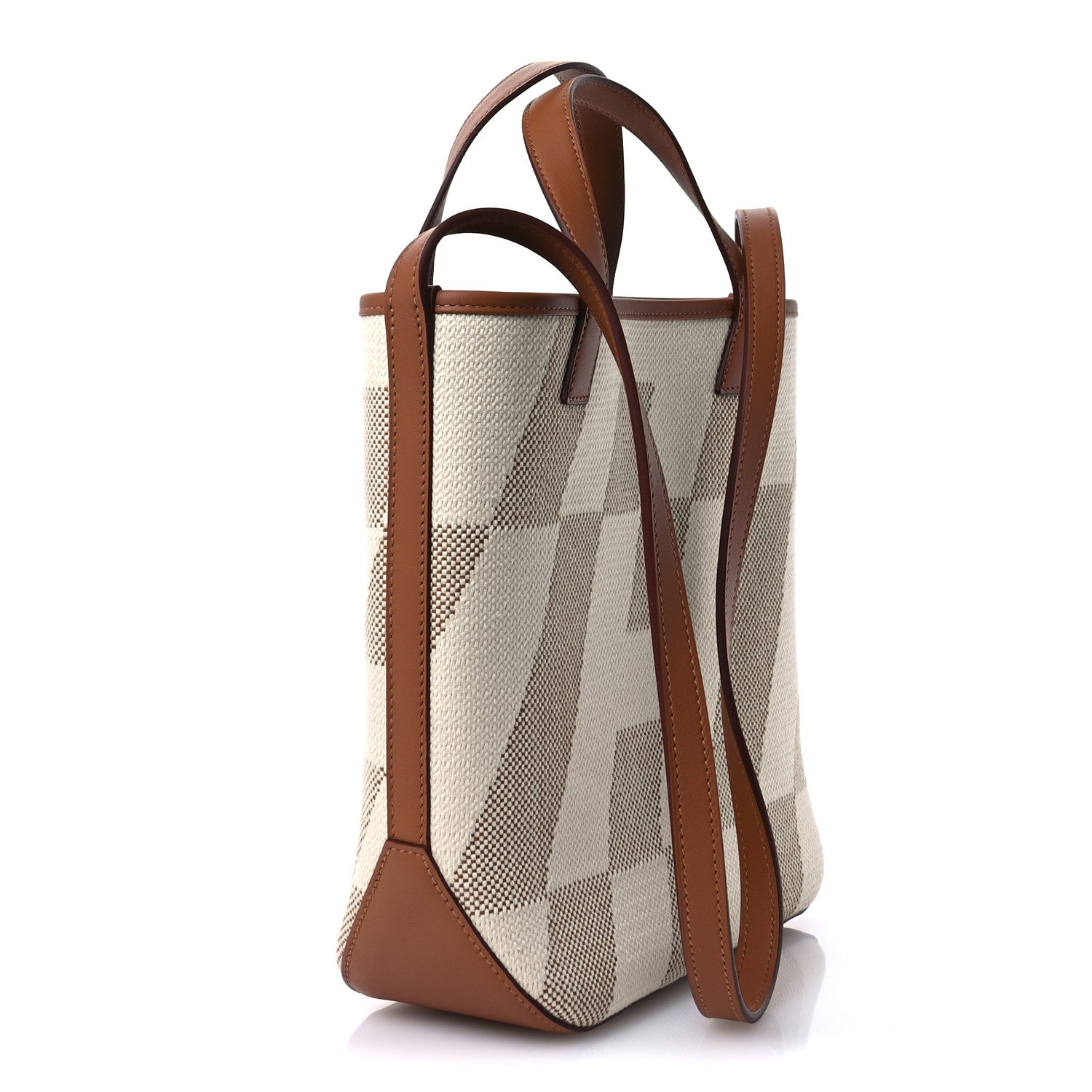 Hermes Swift Toile H Cabas H En Biais 27 Ecru Naturel Gold 3 of 11