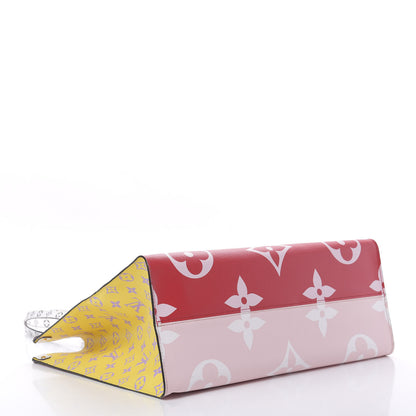 Louis Vuitton Monogram Giant Onthego GM Rouge Rose 4 of 11
