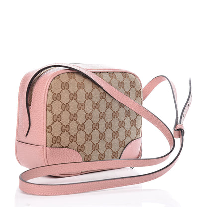 Gucci Monogram Mini Bree Messenger Bag Beige Soft Pink 3 of 9