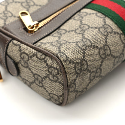 Gucci GG Supreme Monogram Web Small Ophidia Belt Bag 85 34 Dark Brown 10 of 13