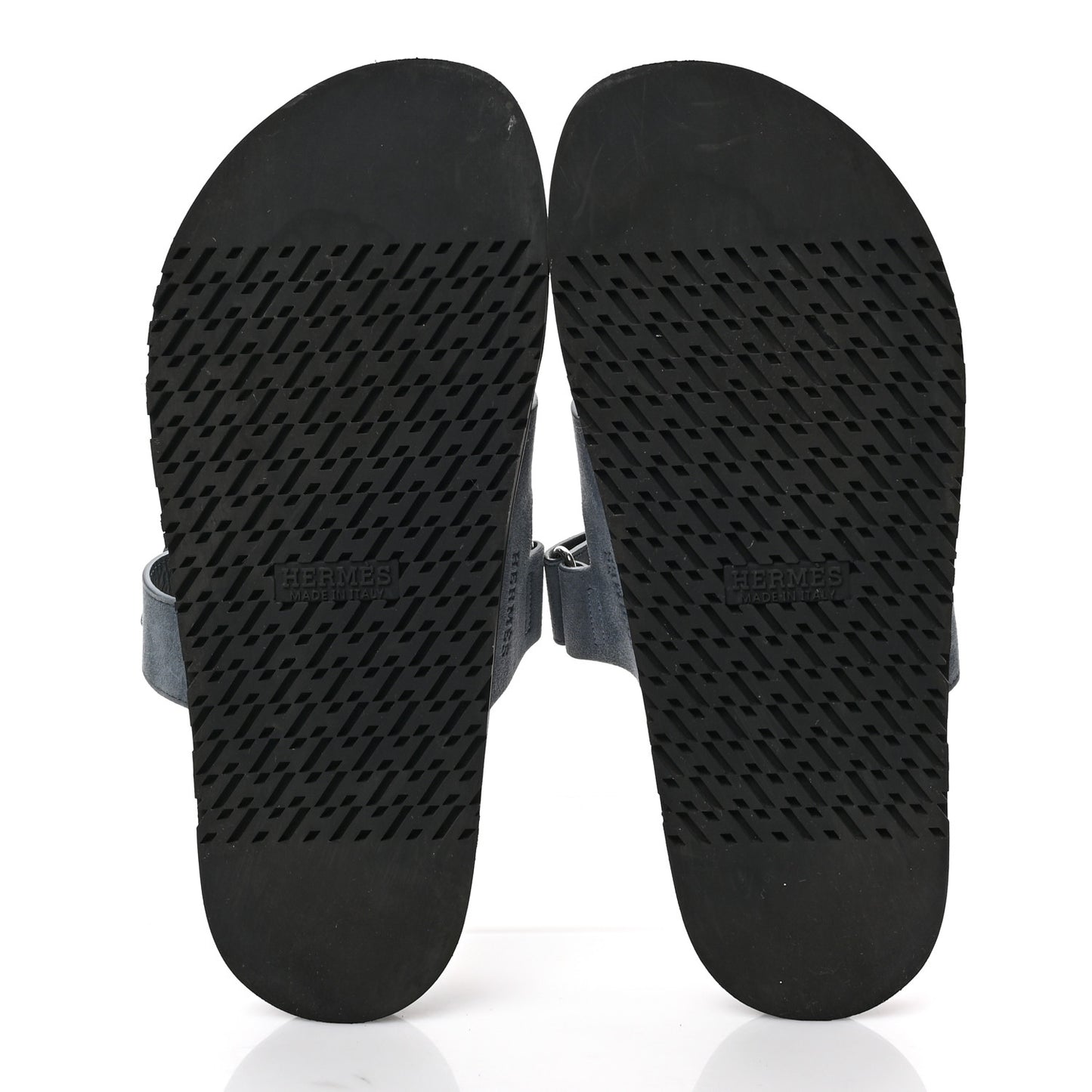 Suede Goatskin Mens Chypre Sandals 43 Bleu Pinede
