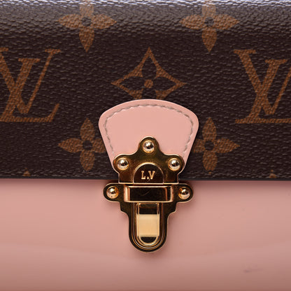 Louis Vuitton Patent Calfskin Monogram Cherrywood Wallet Rose Ballerine 9 of 9