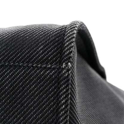 Chanel Mixed Fibers Calfskin Medium Deauville Black 14 of 18