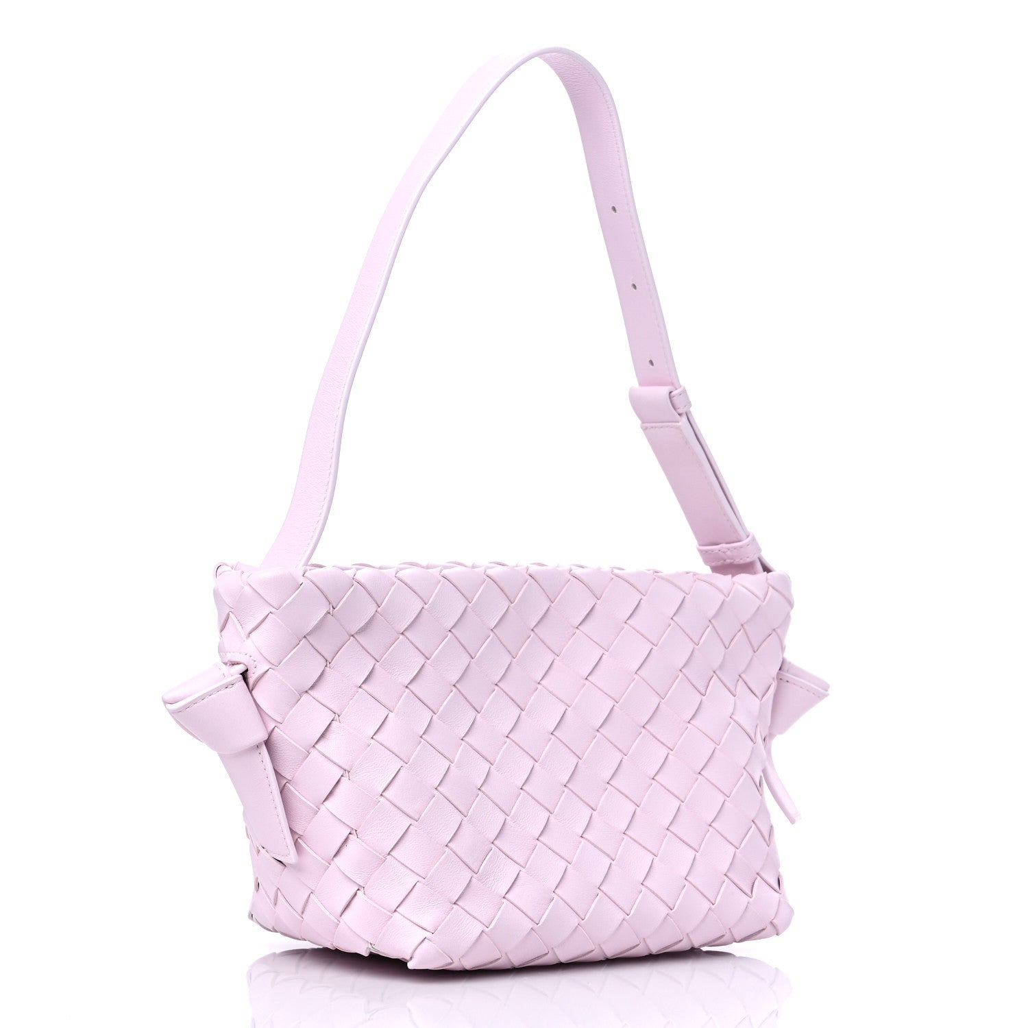 Bottega Veneta Nappa Intrecciato Tie Shoulder Bag Bliss Washed 3 of 9